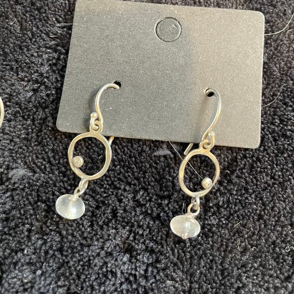 5 Pairs of Vintage Handmade Pierced Earrings - Picture 6 of 7